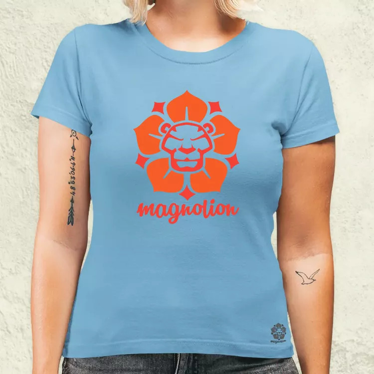Magnolion narancs női póló