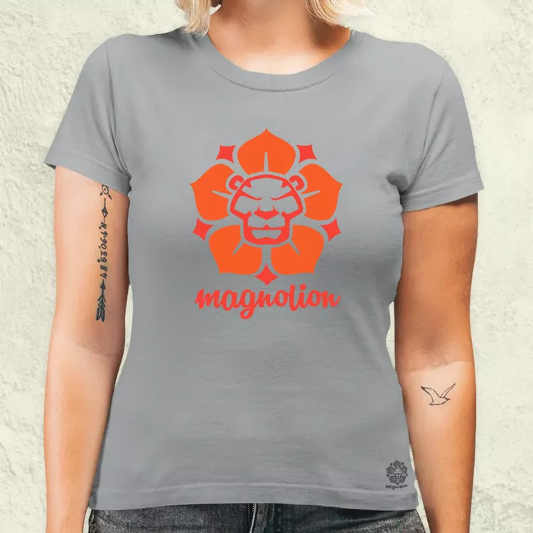 Magnolion narancs női póló