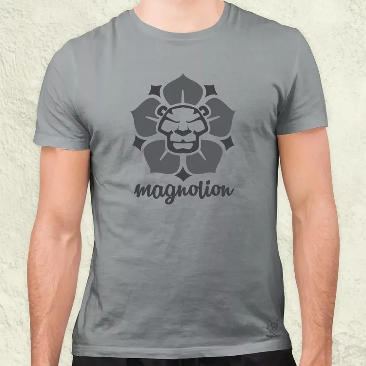 Magnolion szürke férfi póló