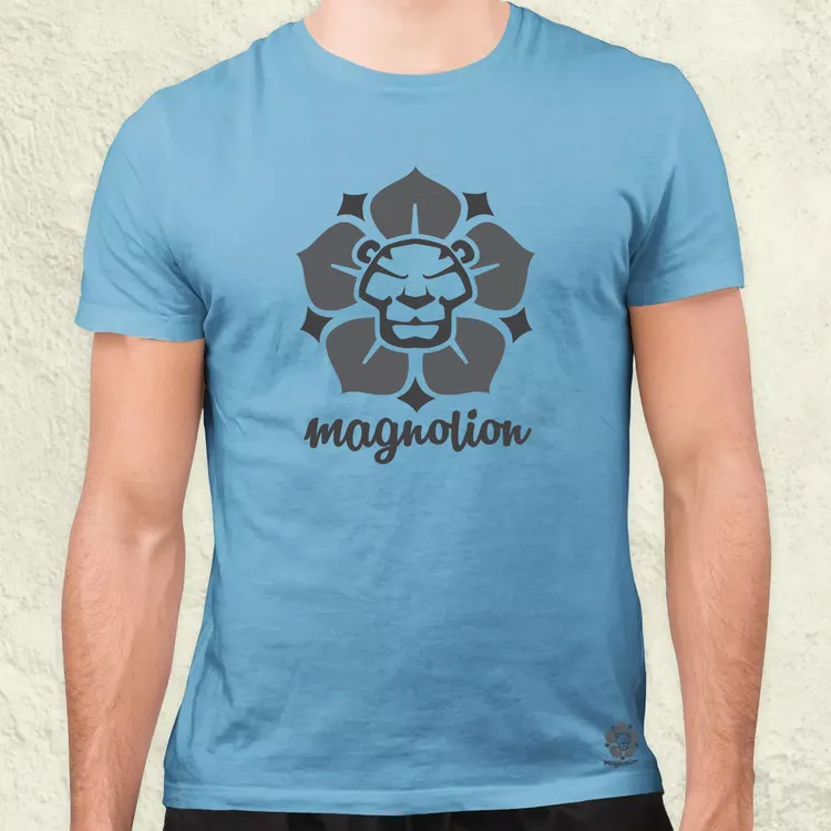 Magnolion szürke férfi póló
