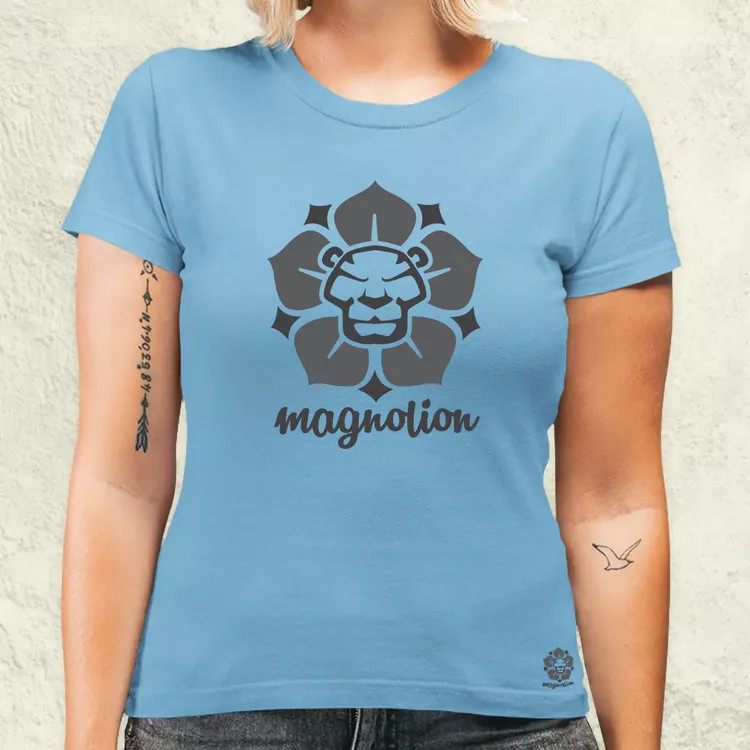 Magnolion szürke női póló