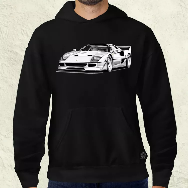 Ferrari F40 rajz v1 férfi pulóver