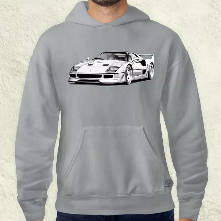 Ferrari F40 rajz v1 férfi pulóver