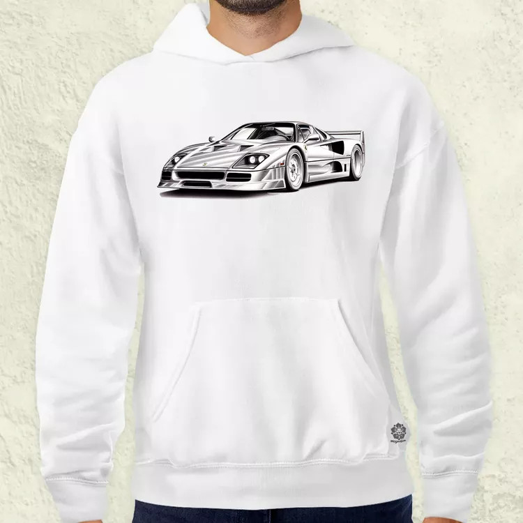 Ferrari F40 rajz v2 férfi pulóver