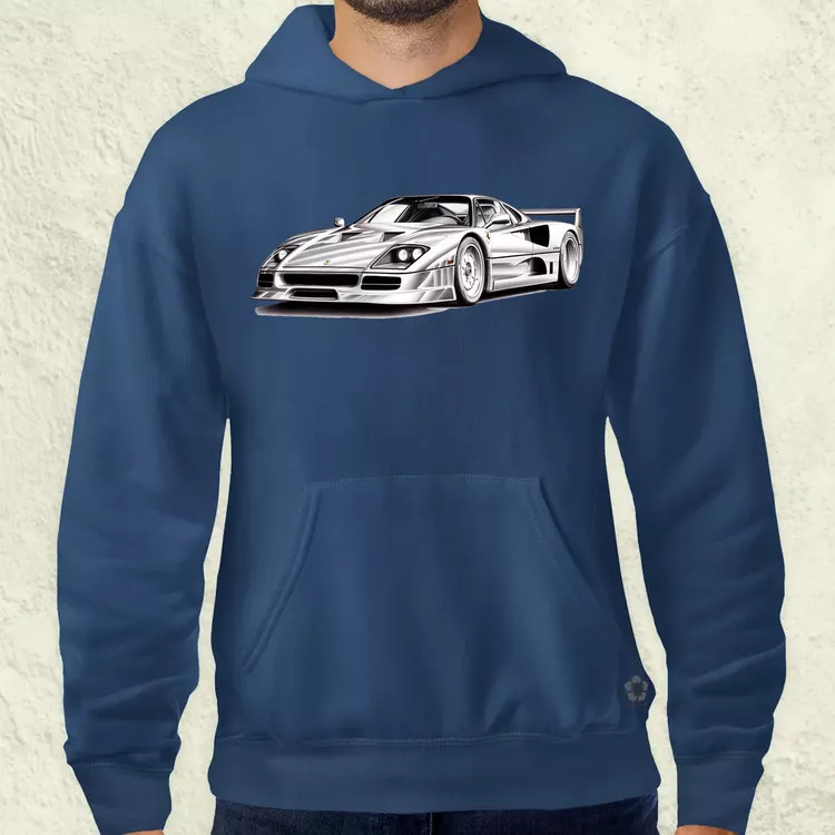 Ferrari F40 rajz v2 férfi pulóver