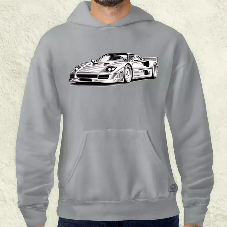 Ferrari F40 rajz v2 férfi pulóver