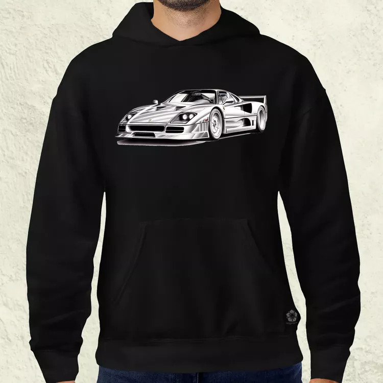 Ferrari F40 rajz v2 férfi pulóver