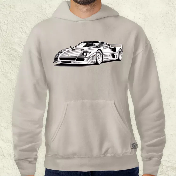 Ferrari F40 rajz v2 férfi pulóver