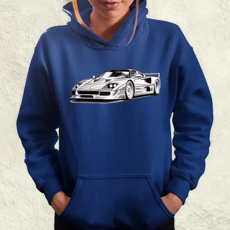 Ferrari F40 rajz v2 női pulóver