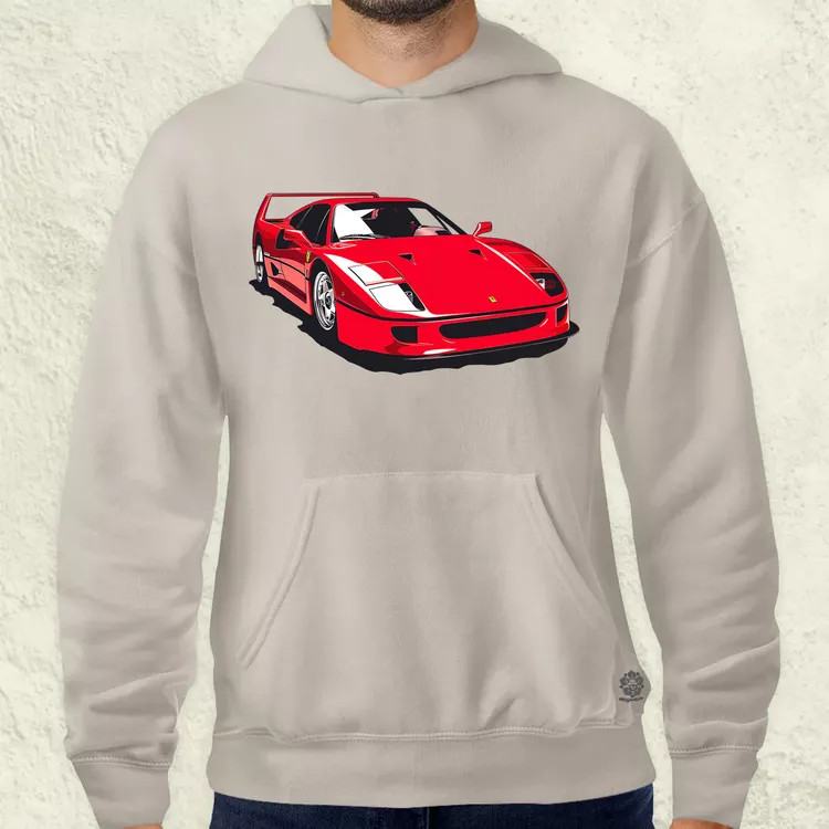 Ferrari F40 rajz v6 férfi pulóver