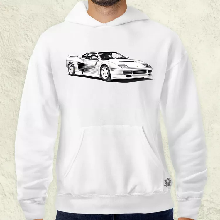 Ferrari Testarossa v1 férfi pulóver