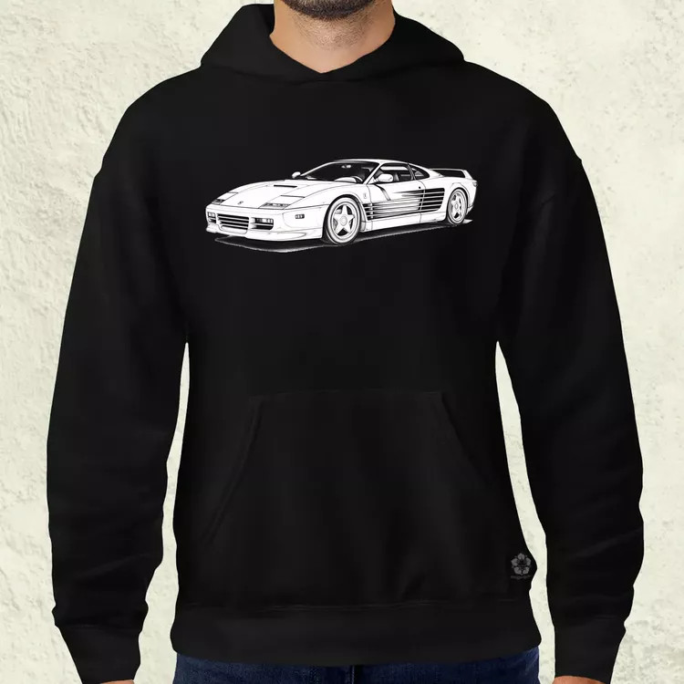 Ferrari Testarossa v2 férfi pulóver