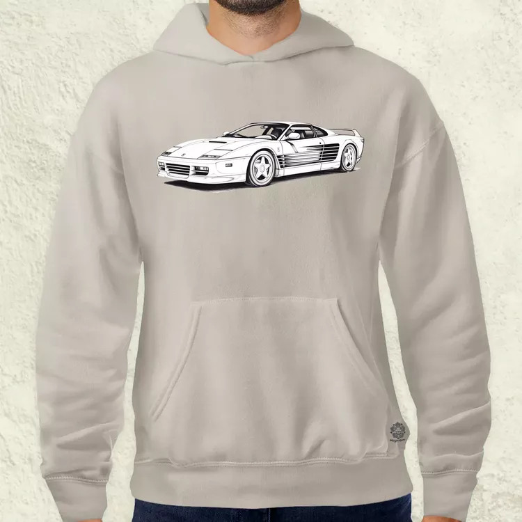 Ferrari Testarossa v2 férfi pulóver