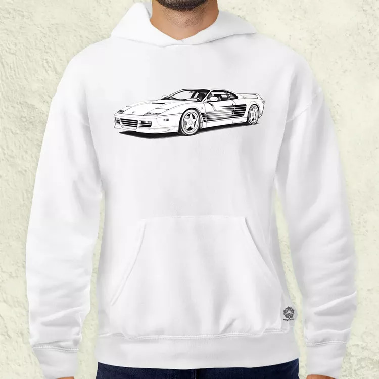 Ferrari Testarossa v2 férfi pulóver