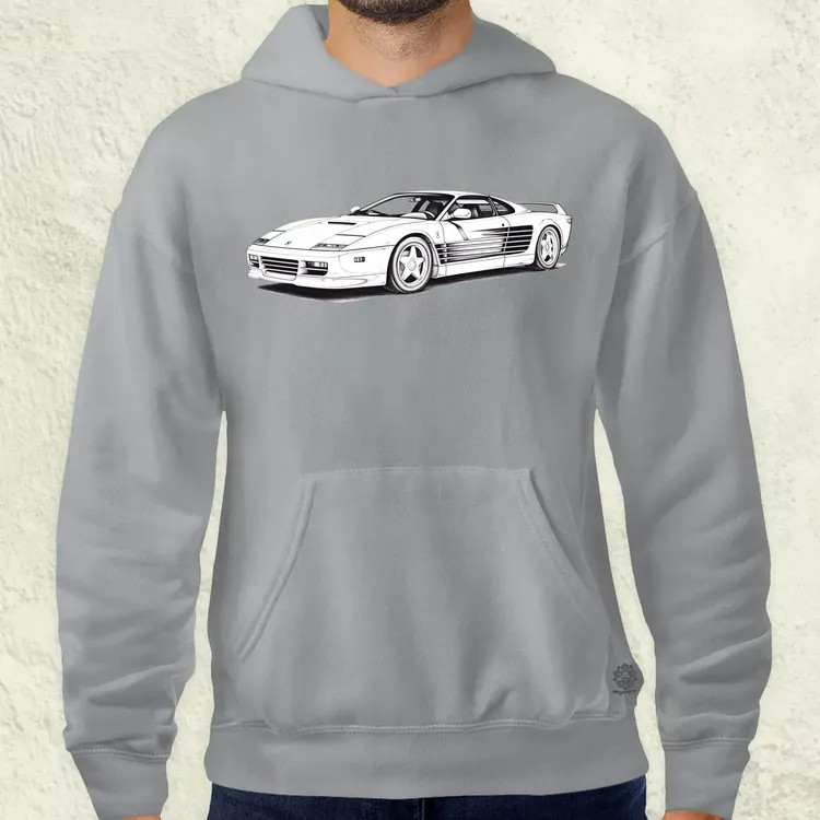 Ferrari Testarossa v2 férfi pulóver
