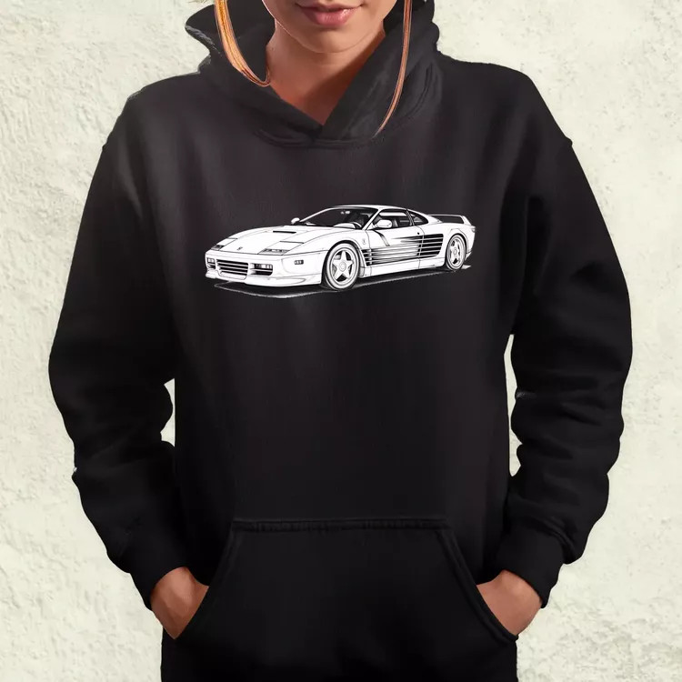 Ferrari Testarossa v2 női pulóver