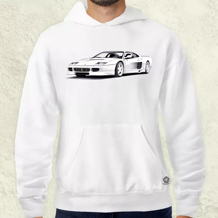 Ferrari Testarossa v4 férfi pulóver