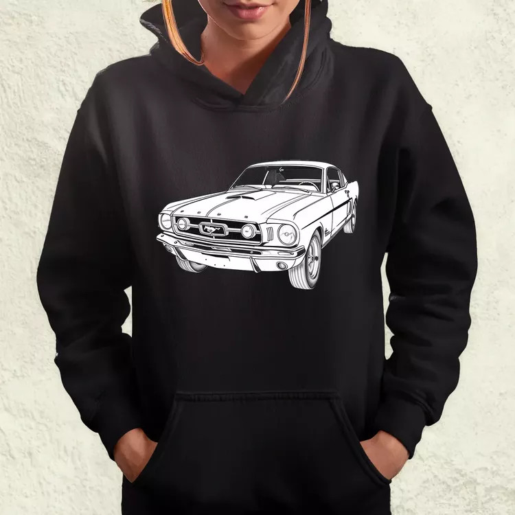 Ford Mustang v3 női pulóver