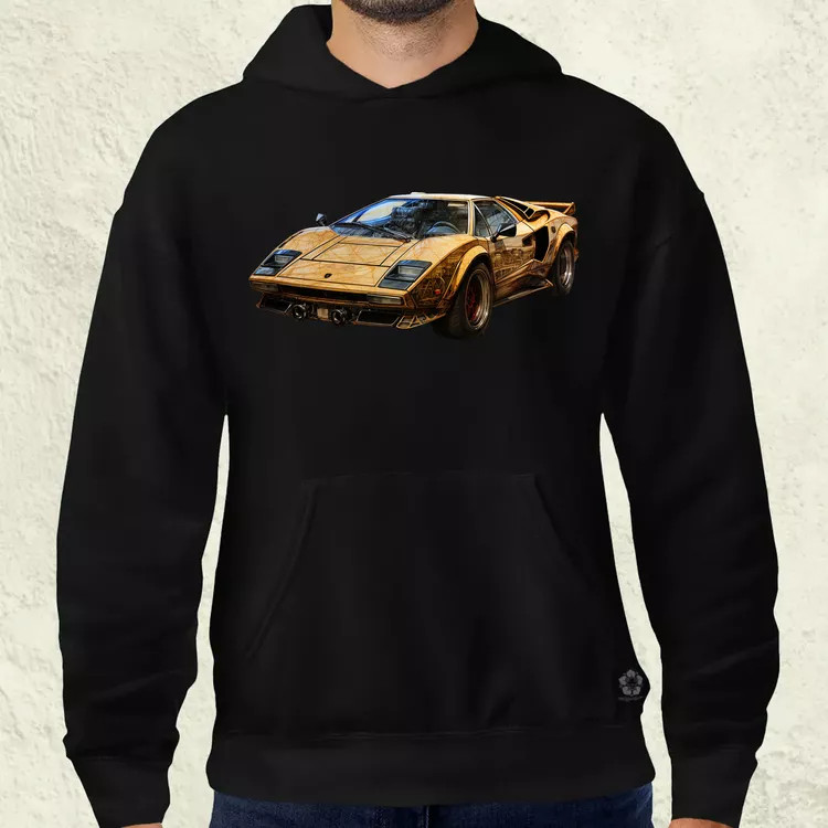 Lamborghini Countach koncept v1 férfi pulóver