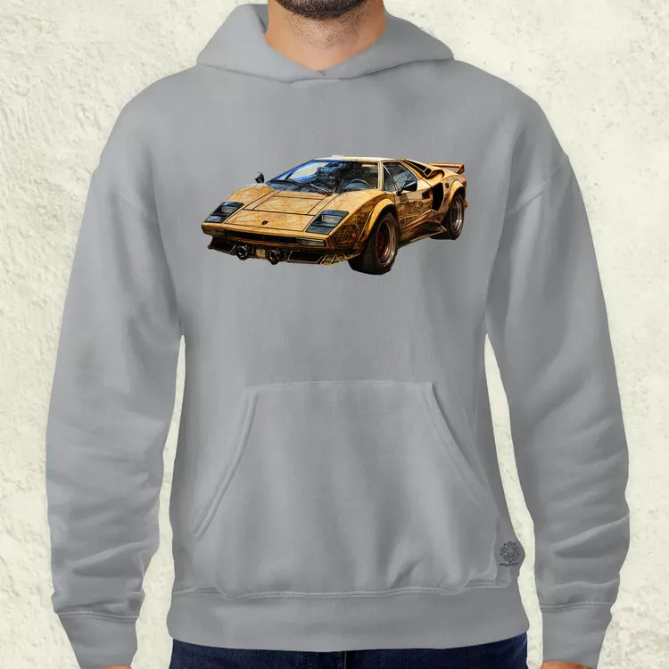 Lamborghini Countach koncept v1 férfi pulóver