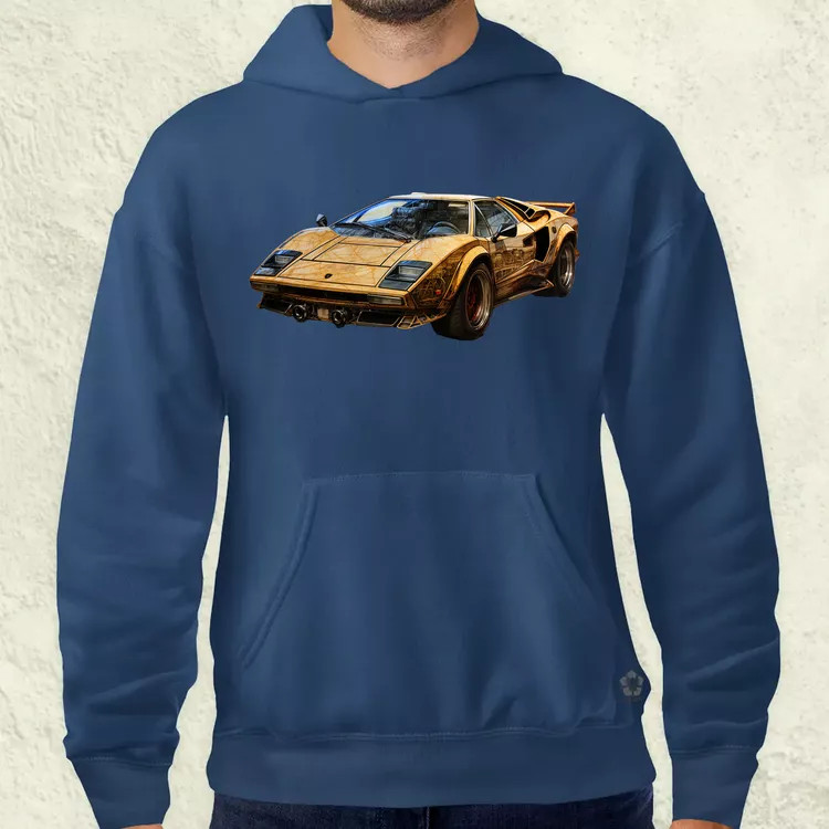 Lamborghini Countach koncept v1 férfi pulóver