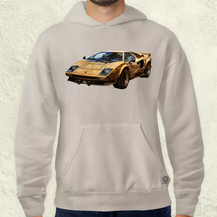 Lamborghini Countach koncept v1 férfi pulóver