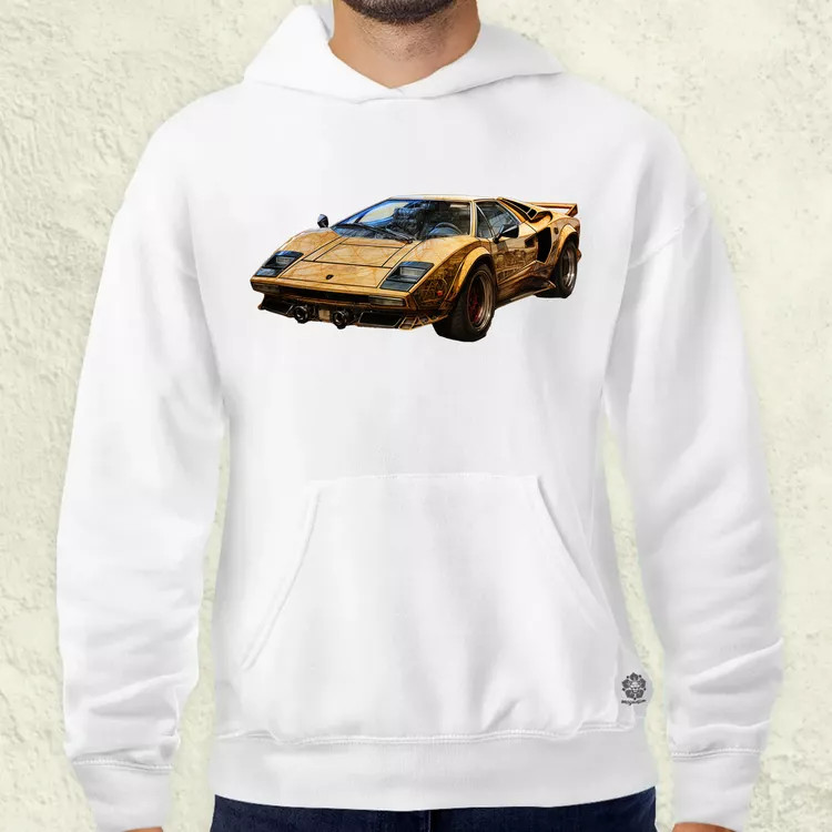 Lamborghini Countach koncept v1 férfi pulóver