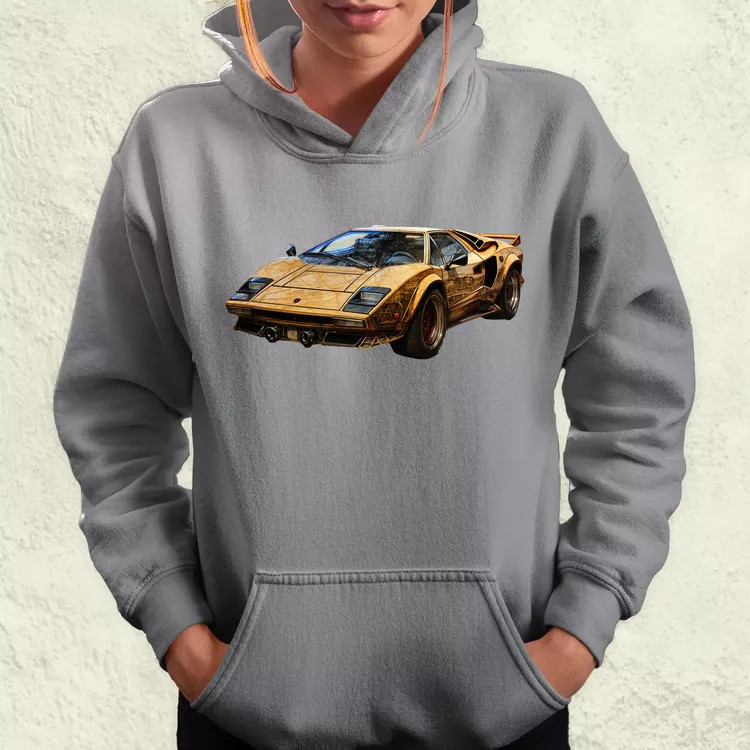 Lamborghini Countach koncept v1 női pulóver