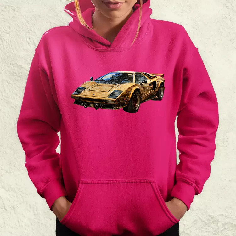 Lamborghini Countach koncept v1 női pulóver