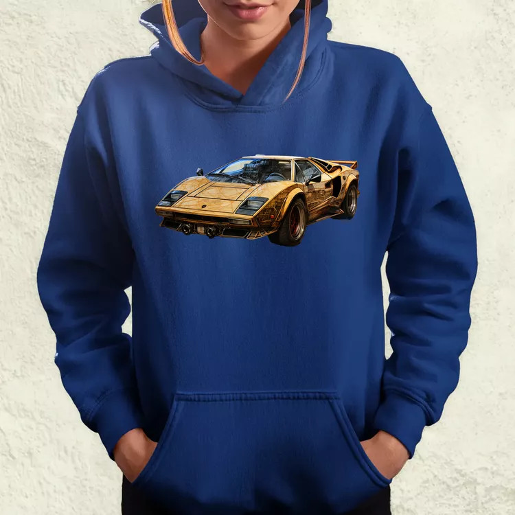 Lamborghini Countach koncept v1 női pulóver