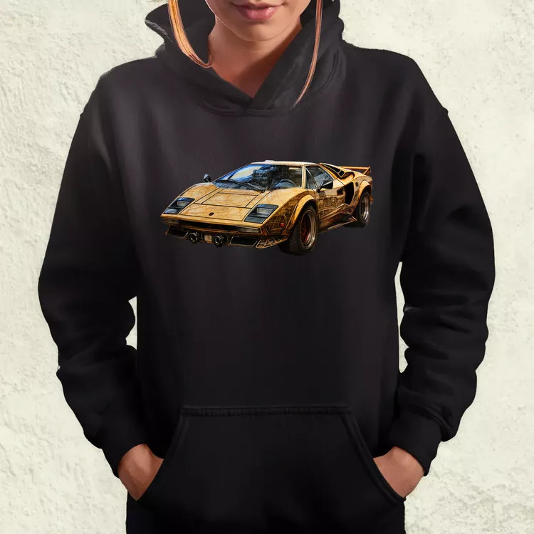 Lamborghini Countach koncept v1 női pulóver