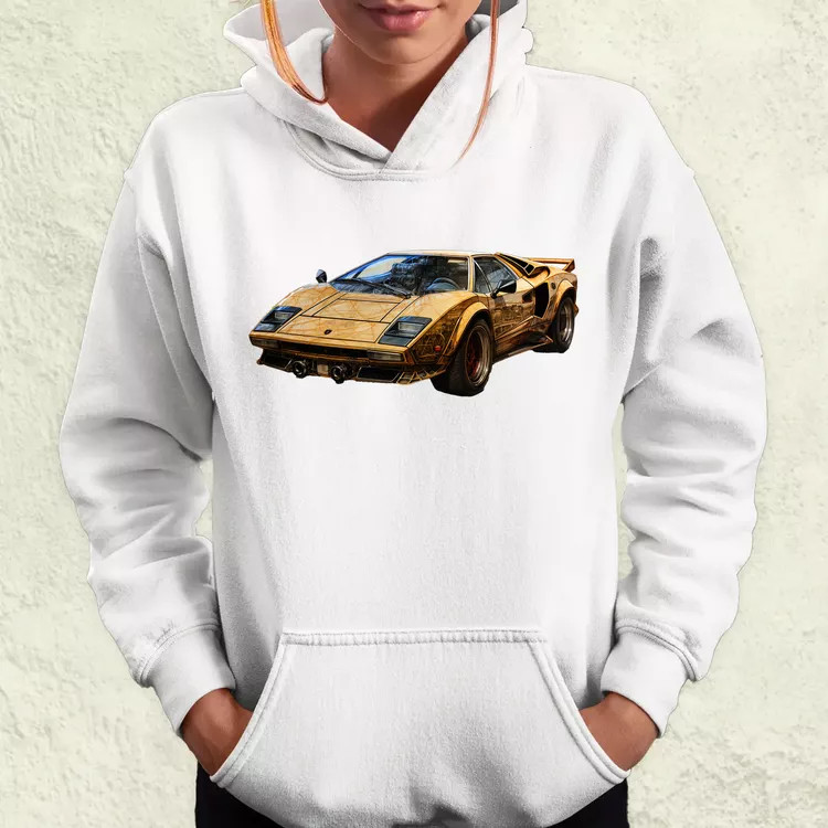 Lamborghini Countach koncept v1 női pulóver