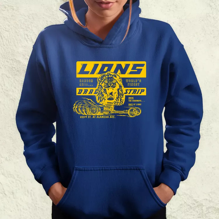 Lions Drag Strip sárga női pulóver