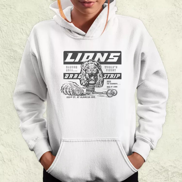 Lions Drag Strip szürke női pulóver
