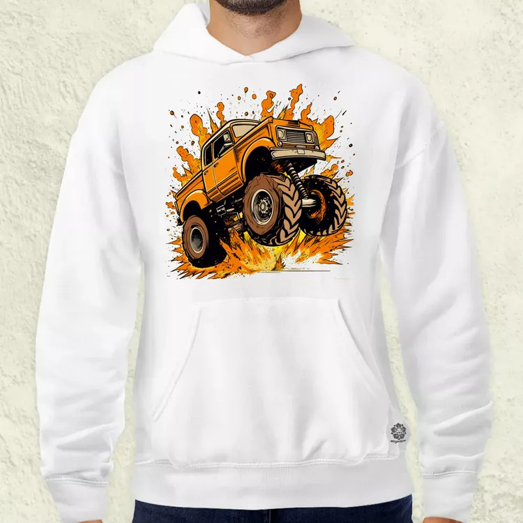 Monster Truck v2 férfi pulóver