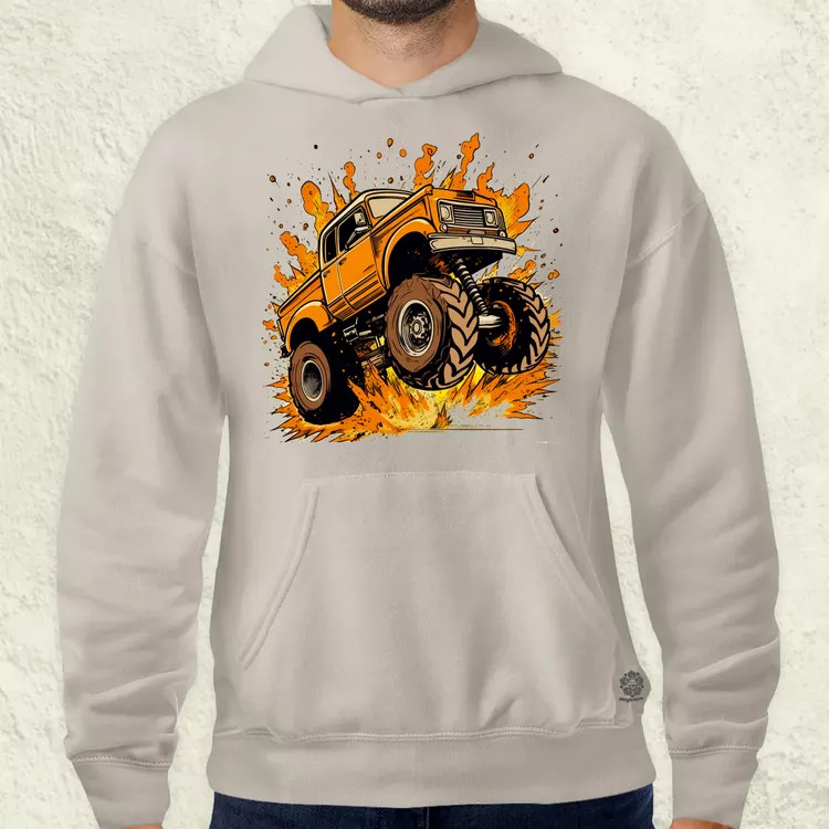 Monster Truck v2 férfi pulóver