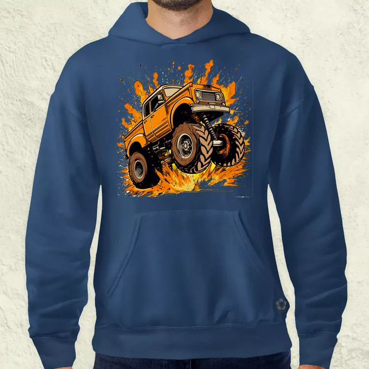 Monster Truck v2 férfi pulóver