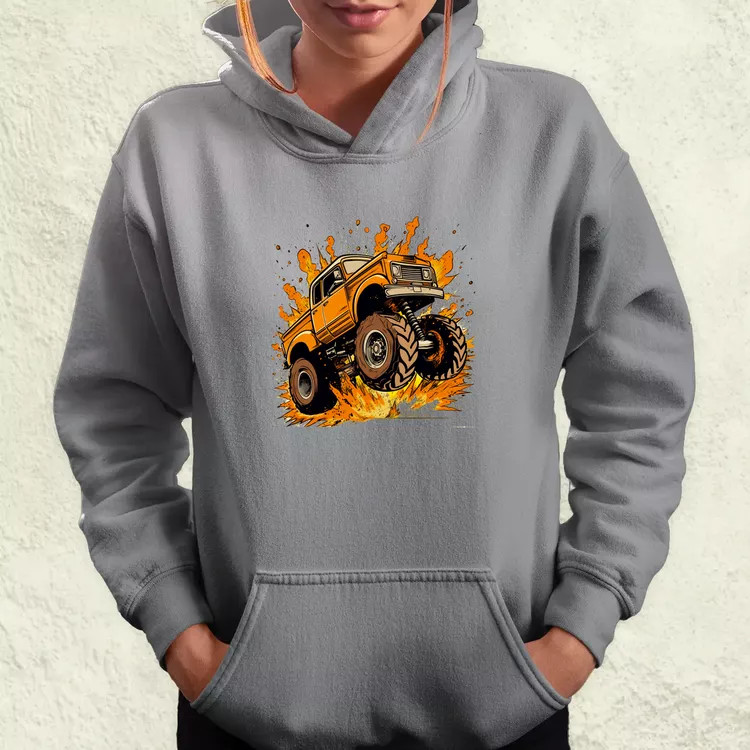 Monster Truck v2 női pulóver