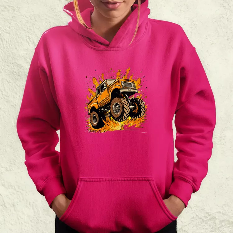 Monster Truck v2 női pulóver