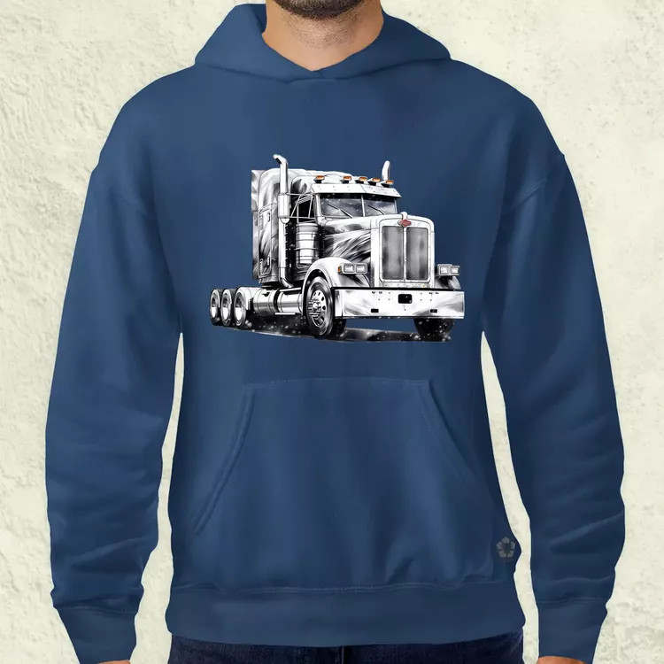 Optimus kamion rajz férfi pulóver