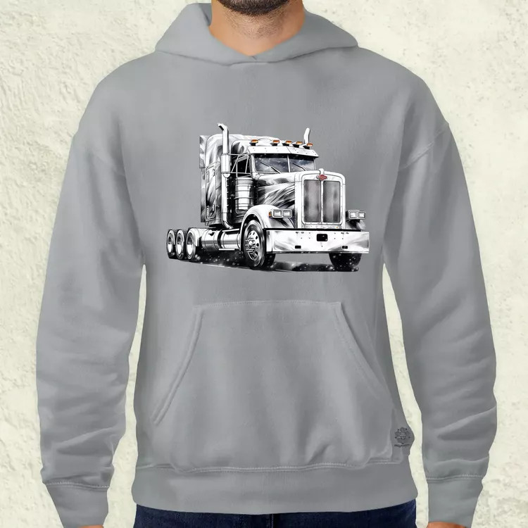 Optimus kamion rajz férfi pulóver
