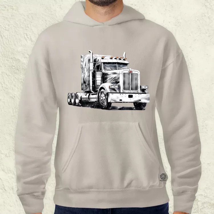 Optimus kamion rajz férfi pulóver