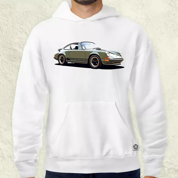 Porsche 911 rajz v2 férfi pulóver