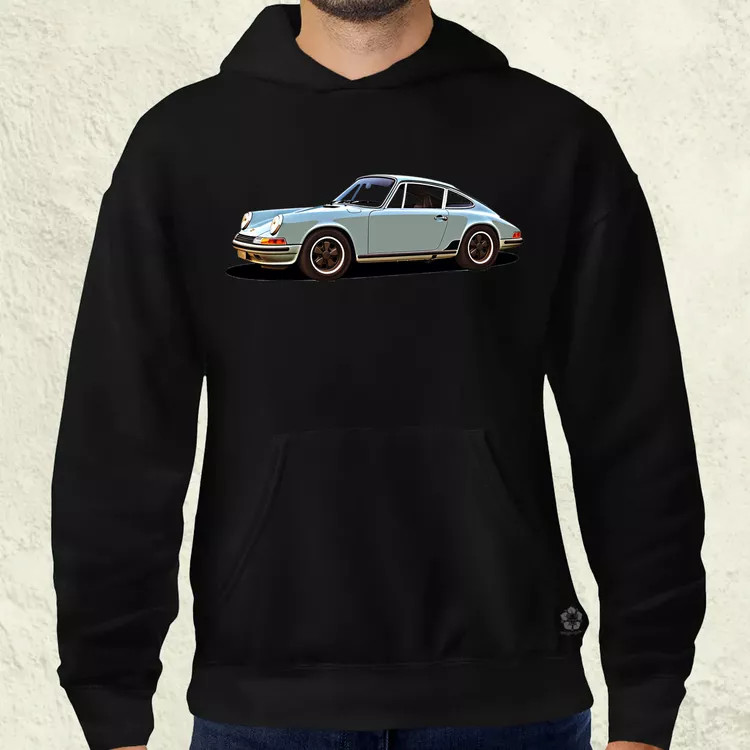Porsche 911 rajz v4 férfi pulóver