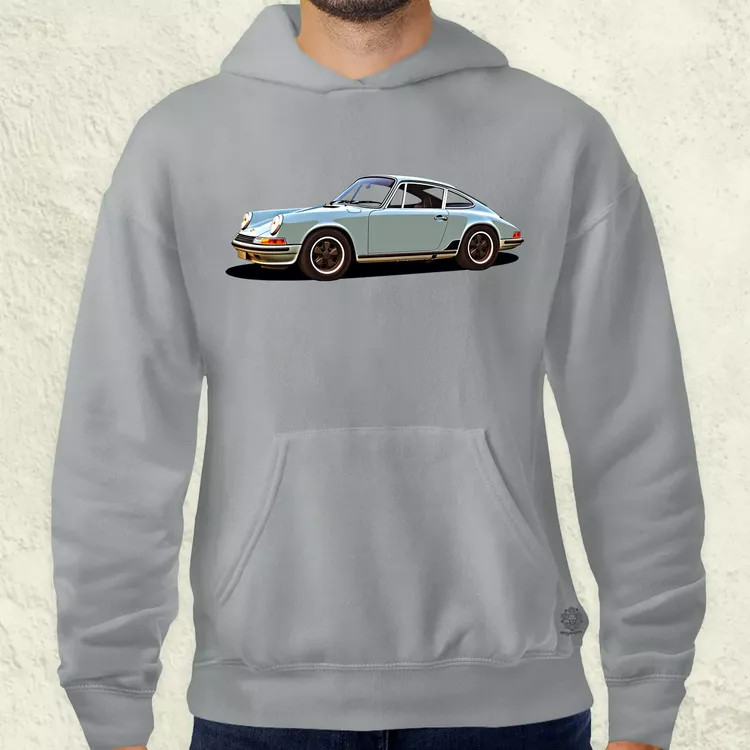 Porsche 911 rajz v4 férfi pulóver