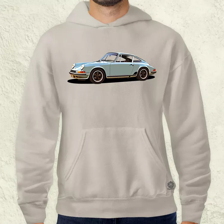 Porsche 911 rajz v4 férfi pulóver