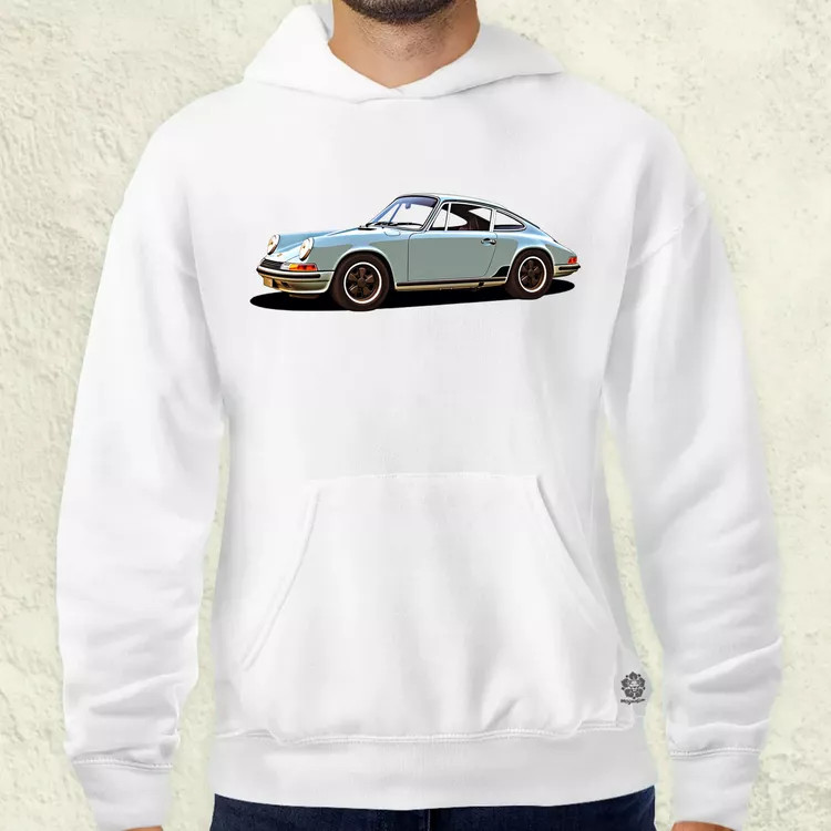 Porsche 911 rajz v4 férfi pulóver