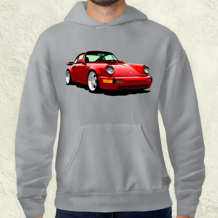Porsche 911 rajz v5 férfi pulóver