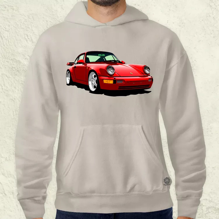 Porsche 911 rajz v5 férfi pulóver
