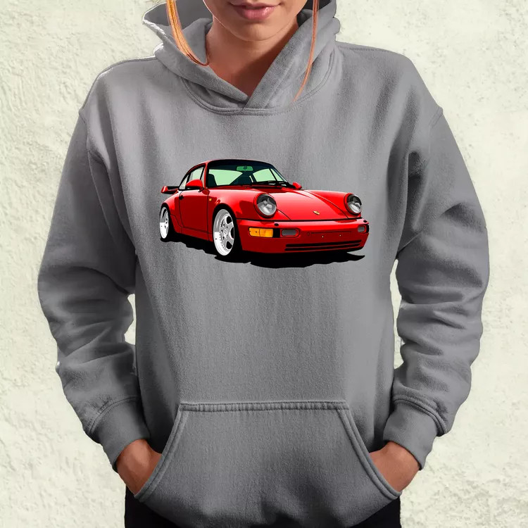 Porsche 911 rajz v5 női pulóver